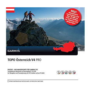 Turist. mapa Rakouska, TOPO Austria v4 PRO, DVD + micro SD