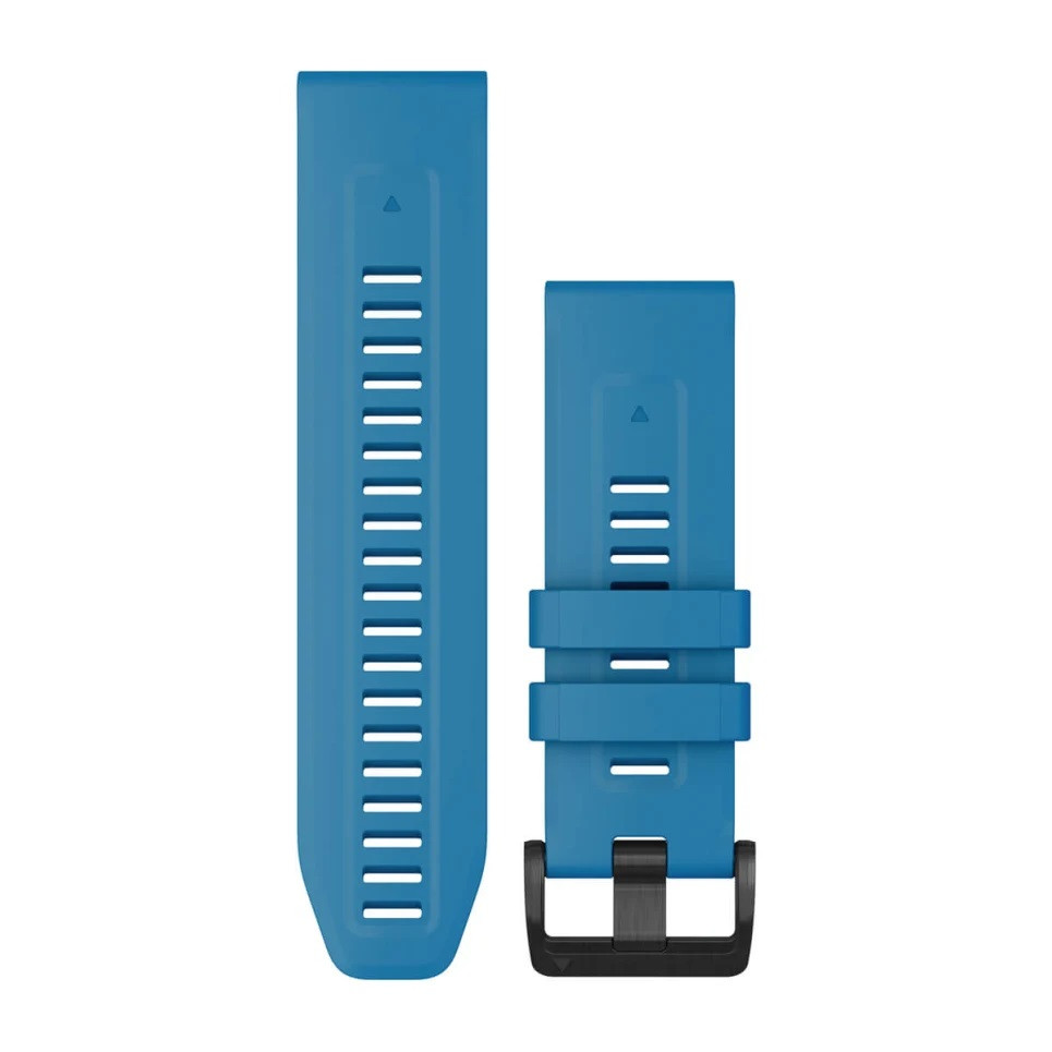 Řemínek QuickFit 26, silikonový, Cirrus Blue (světle modrý), černá přezka