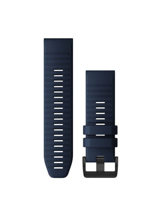 Řemínek QuickFit 26, silikonový, tmavě modrý, černá přezka