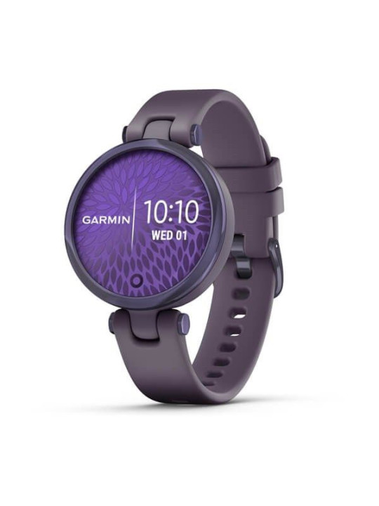 Garmin Lily Sport Midnight Orchid/Orchid Silicone Band