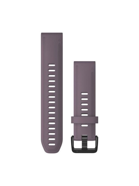 Řemínek pro fenix6S - QuickFit 20, silikon., fialový, černá přezka
