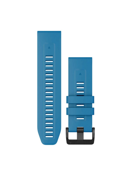 Řemínek QuickFit 26, silikonový, Cirrus Blue (světle modrý), černá přezka